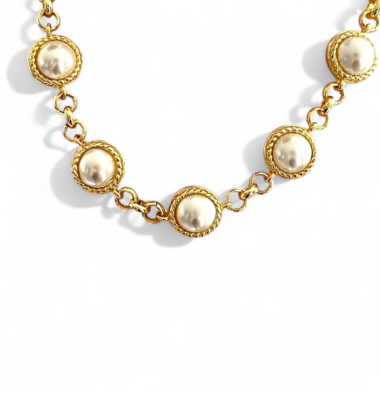 Opulent Ember Brass Plated Necklace