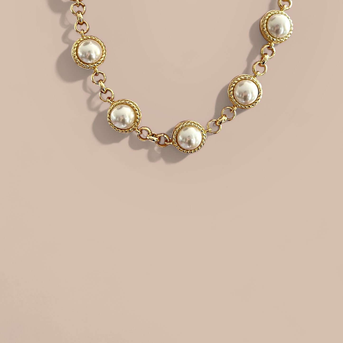 Opulent Ember Brass Plated Necklace
