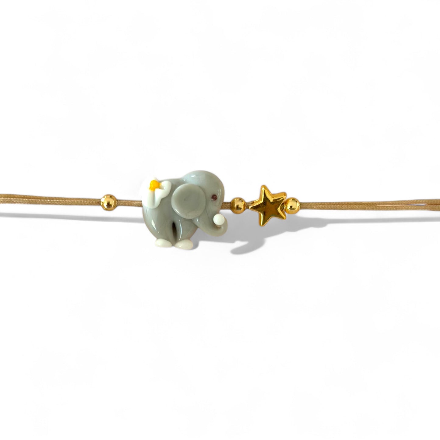 Elephant Murano Glass Bracelet