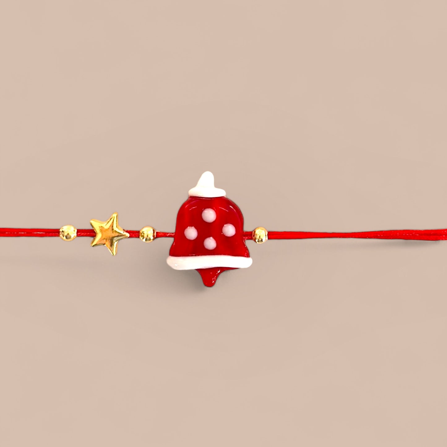 New Year's Bell Murano Glass Bracelet