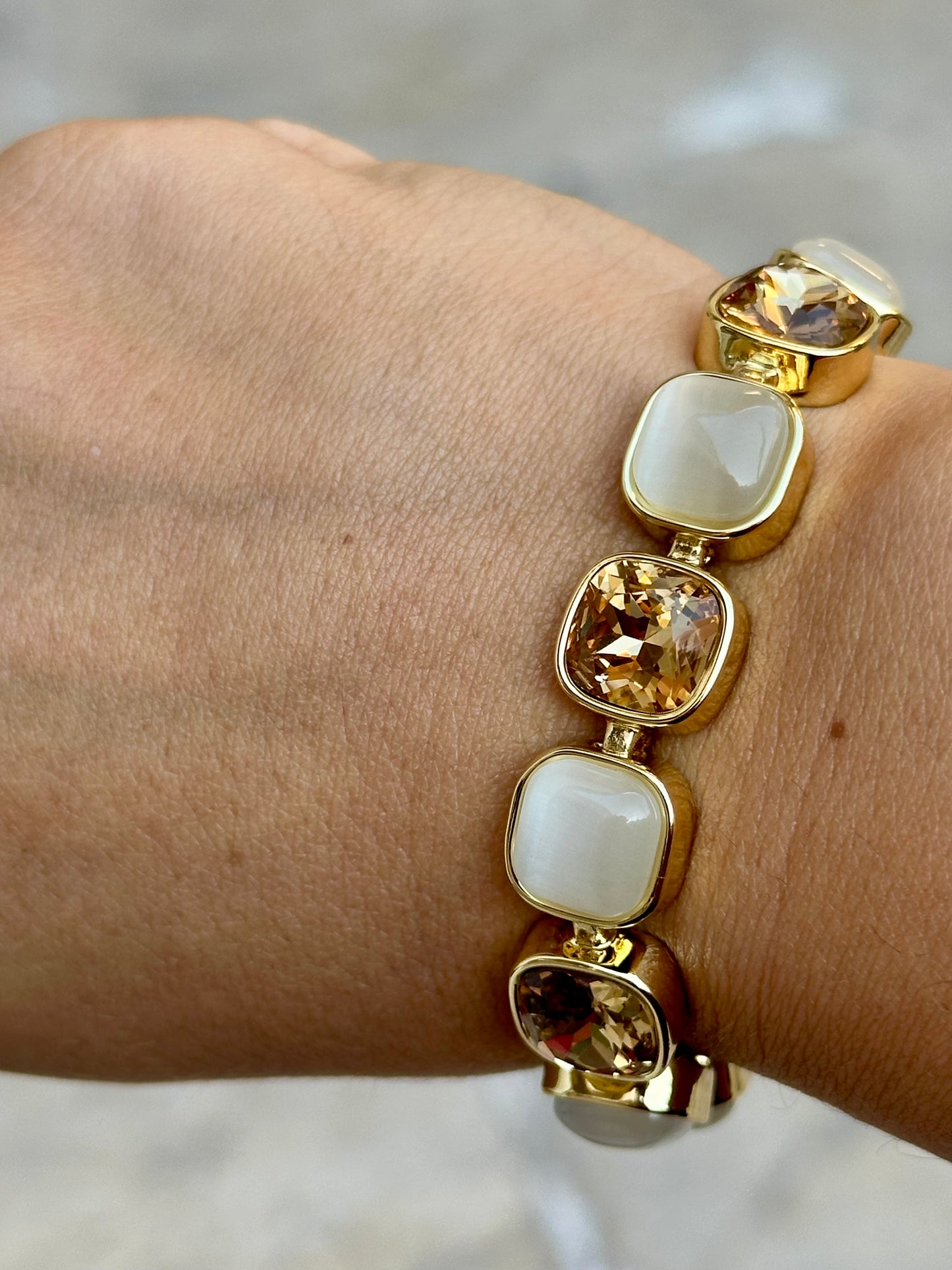Devito 14k Rhodium Plated Bracelet