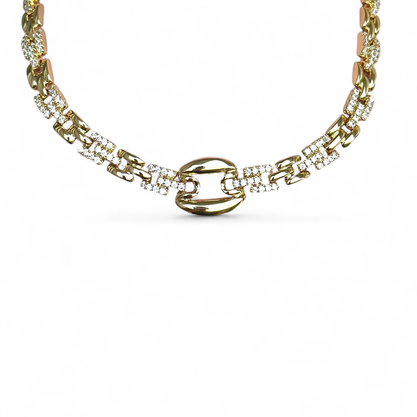 Rebecca 14k Rhodium Plated Necklace