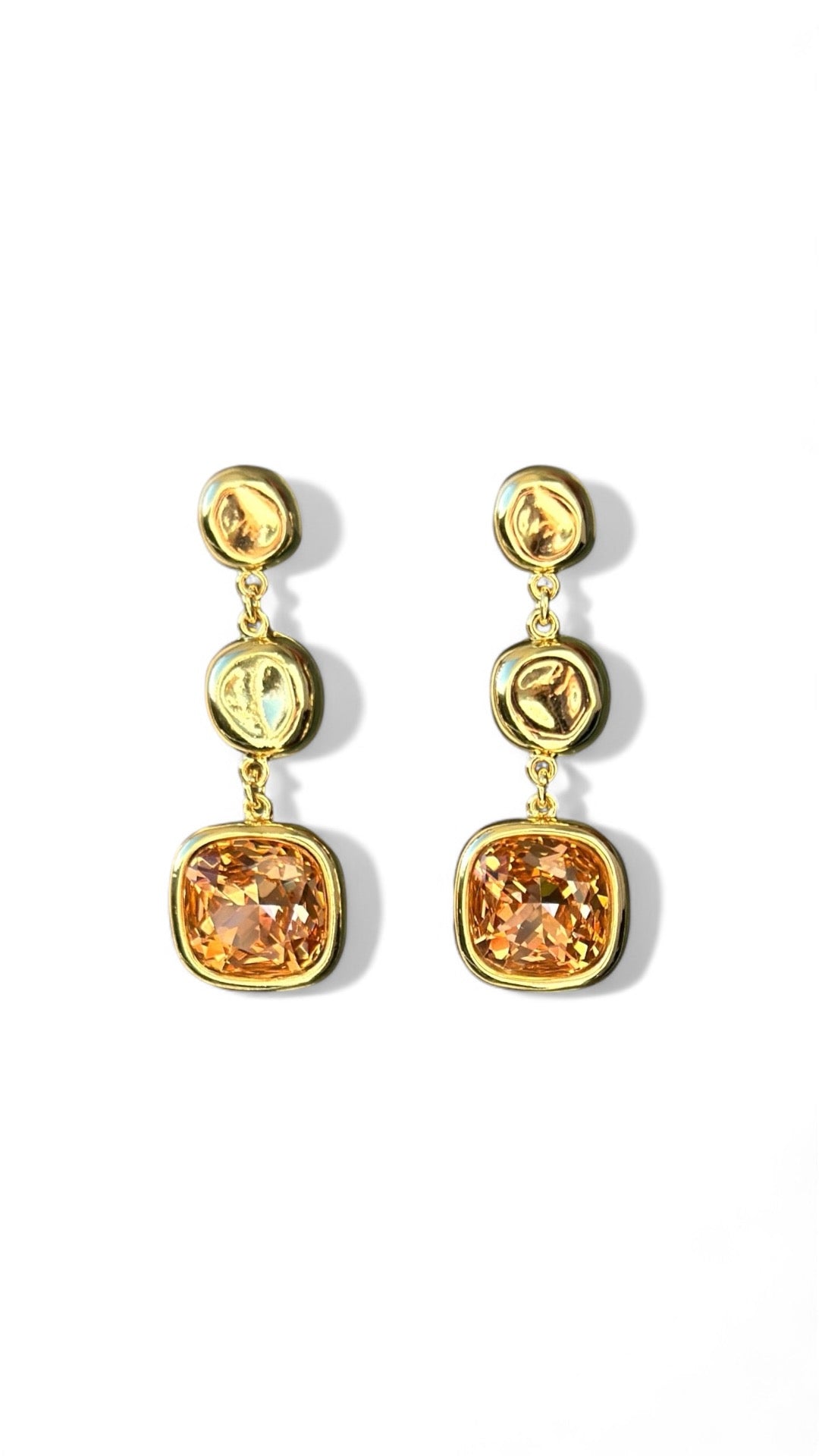 Devito 14K Rhodium Plated Dangle Earrings