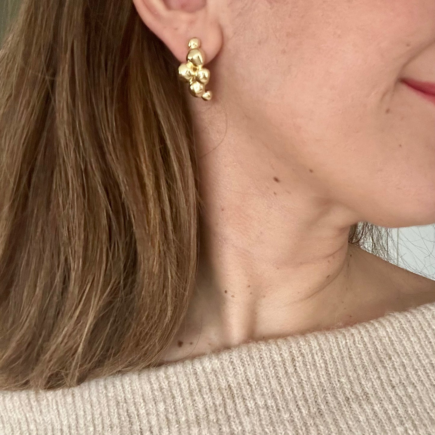 Aries Hoop Earrings