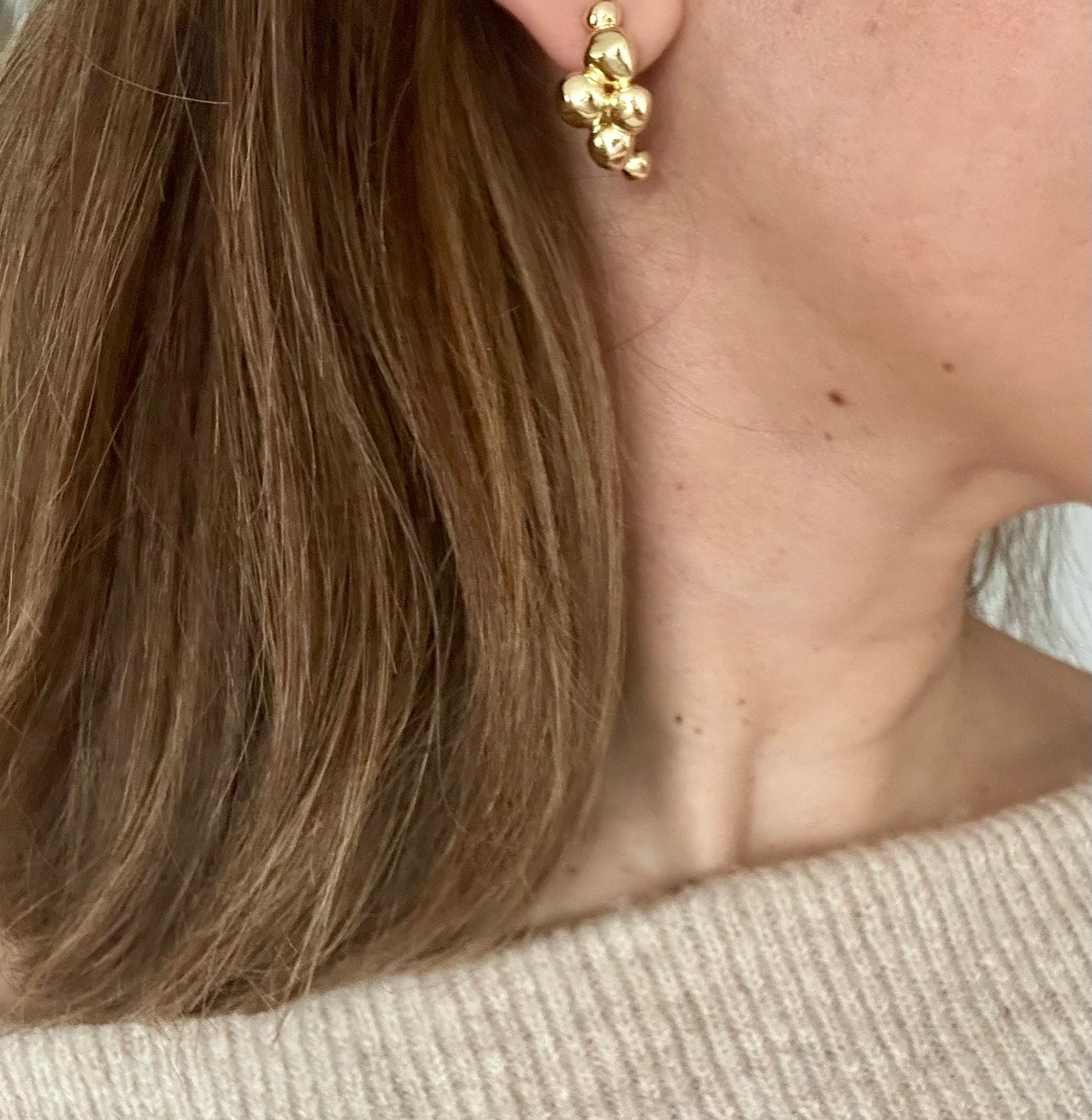 Aries Hoop Earrings
