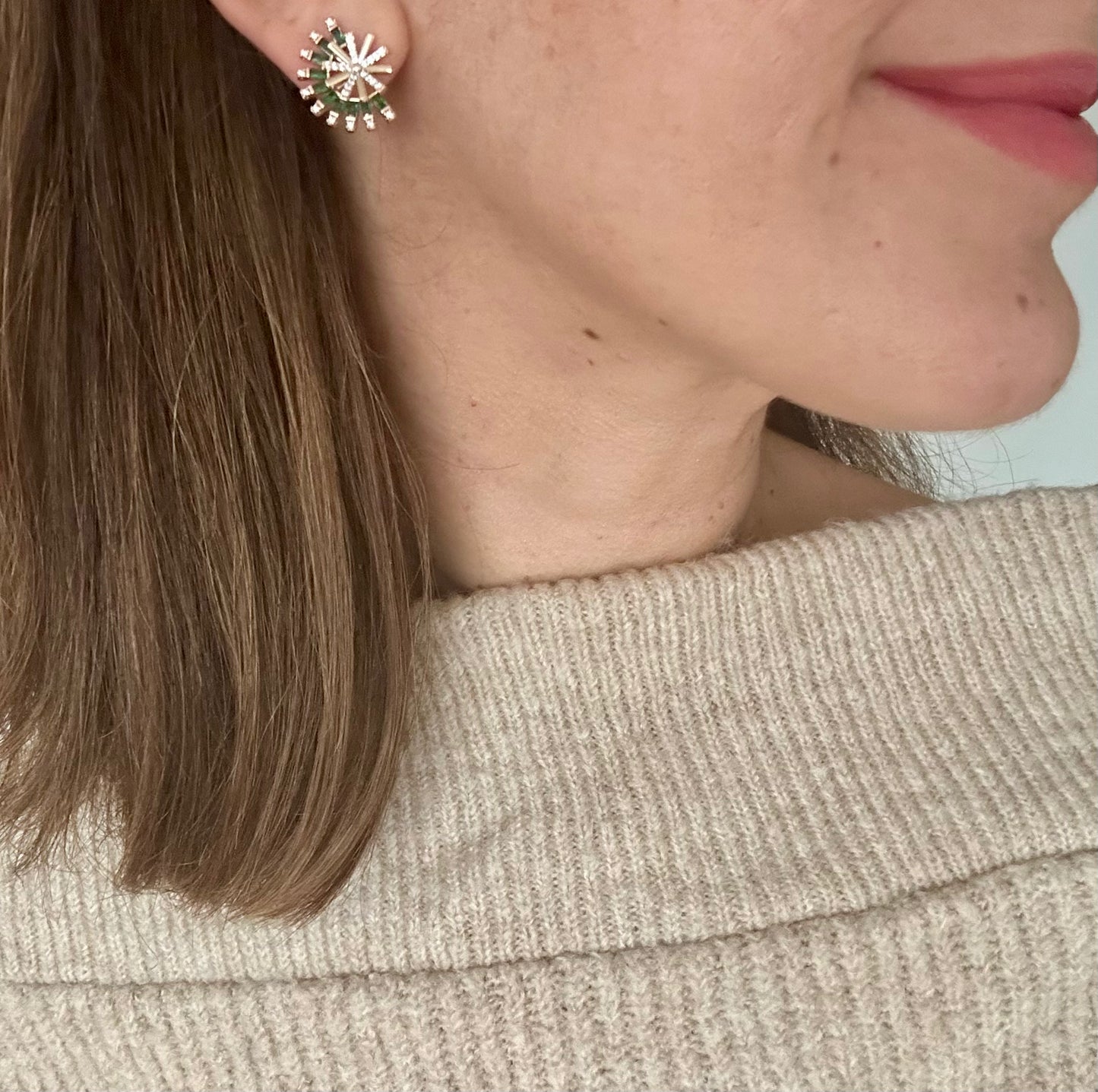 Aries Hoop Earrings
