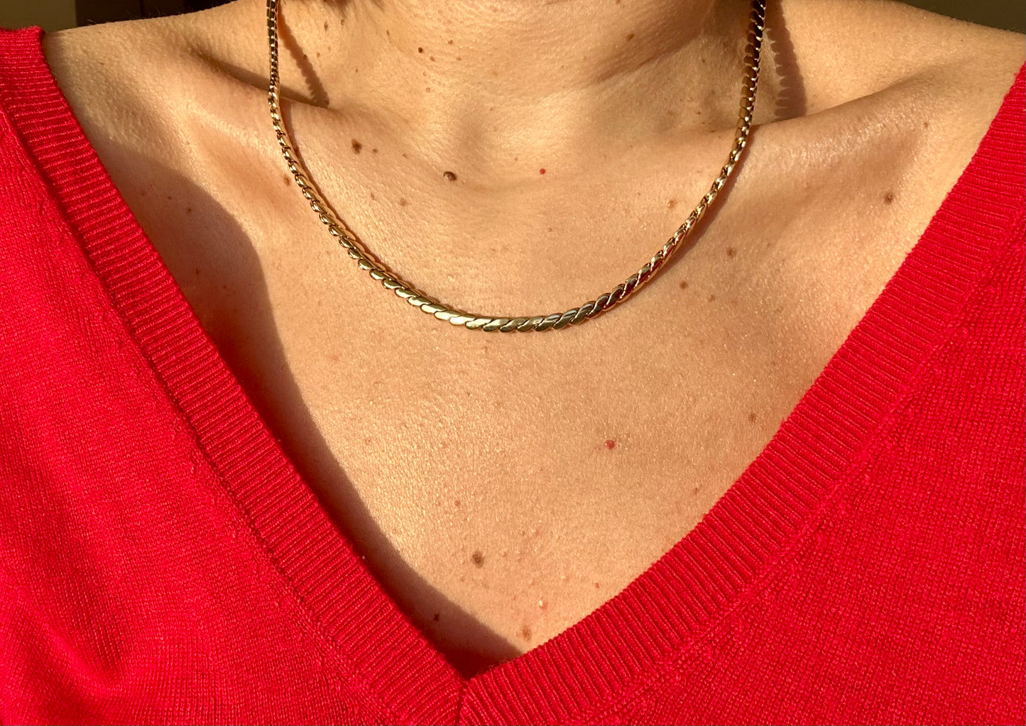 Amara 14K Rhodium Plated Necklace