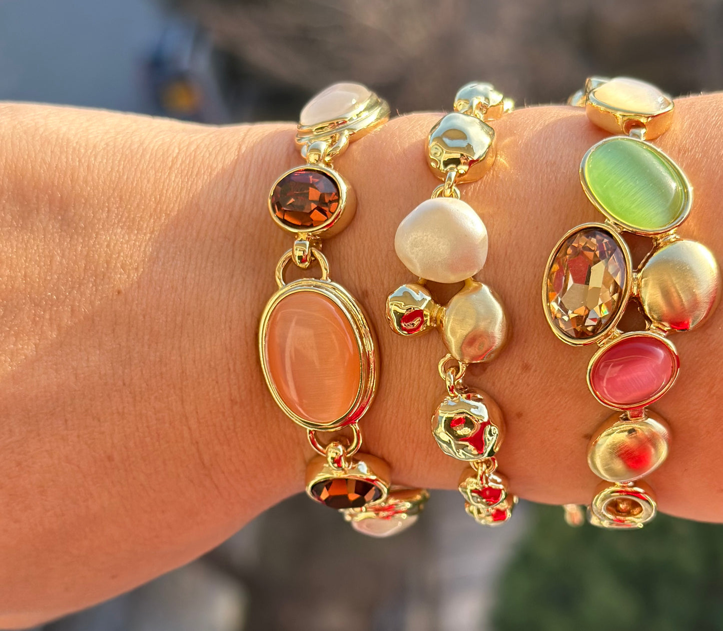 M- Dream 14k Rhodium Plated Bracelet