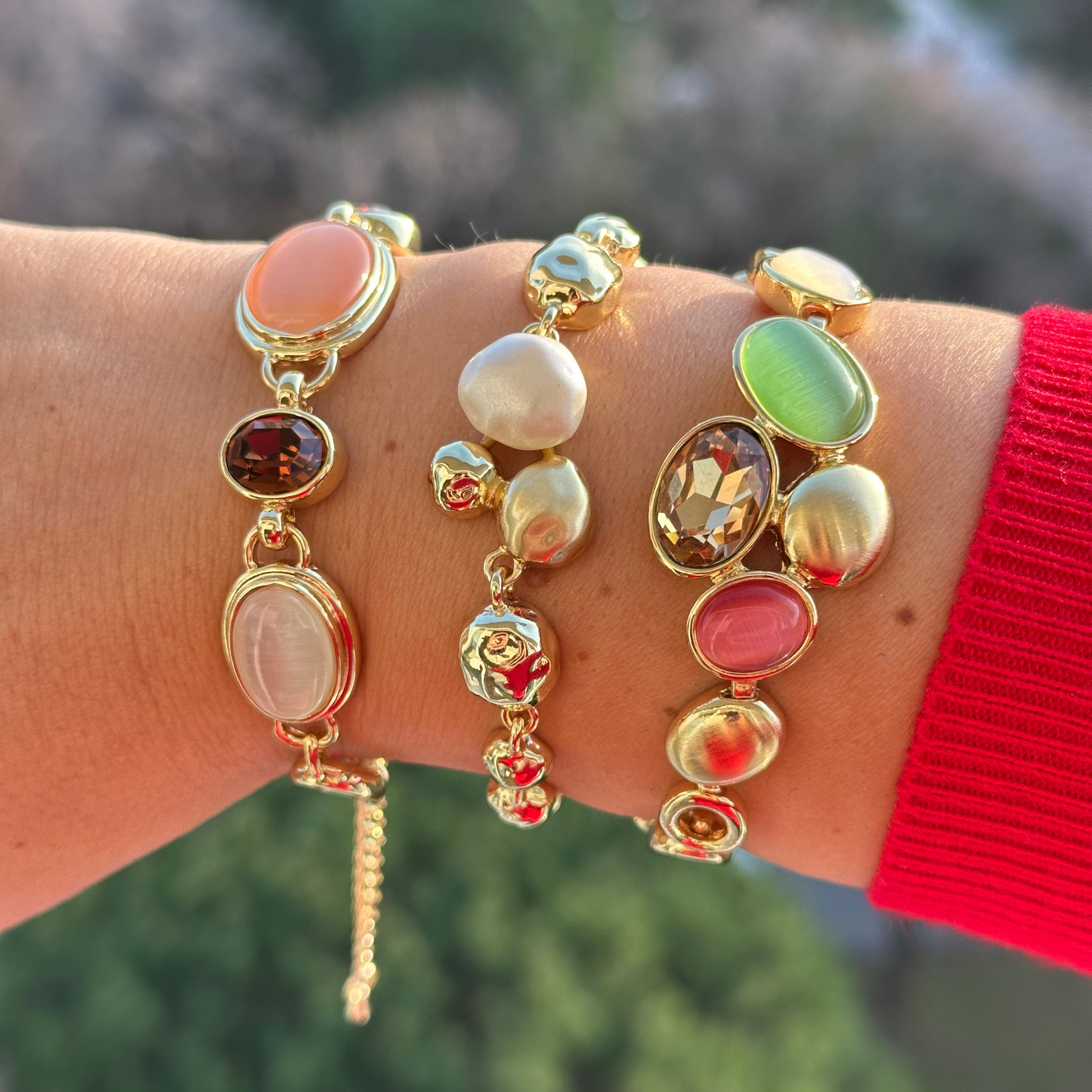 Timeless Echo 14k Rhodium Plated Bracelet