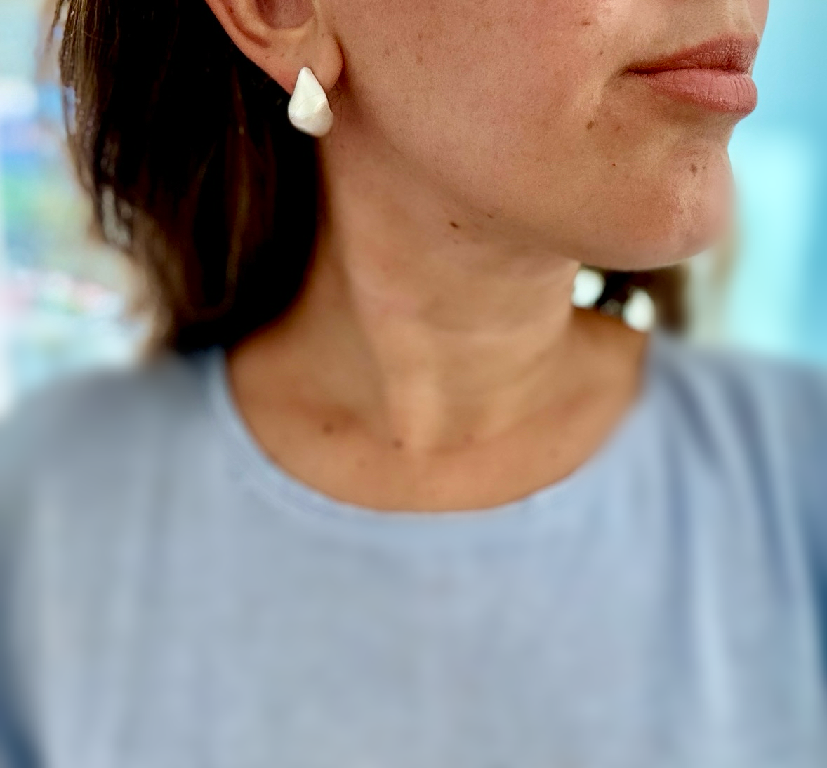 Eclipse Glow Rhodium Plated Earrings