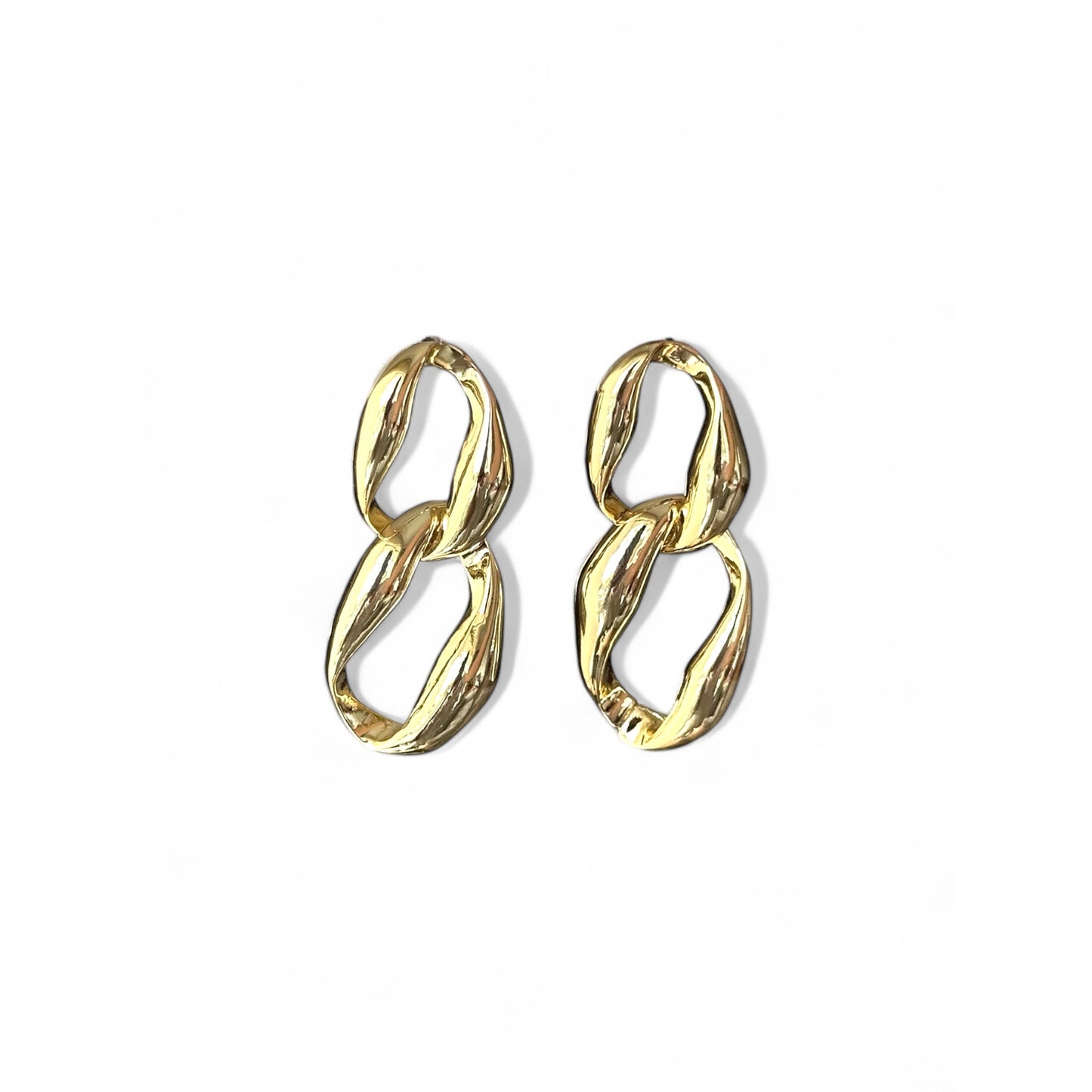 LinkLuxe 14K Rhodium Plated Earrings