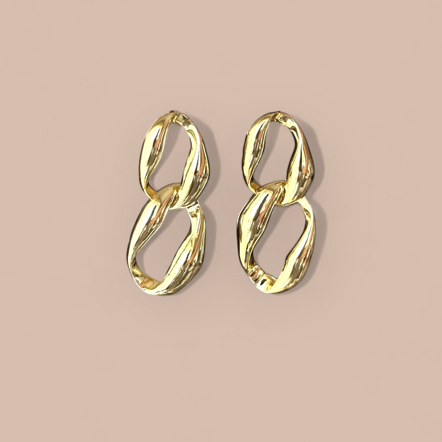 LinkLuxe 14K Rhodium Plated Earrings