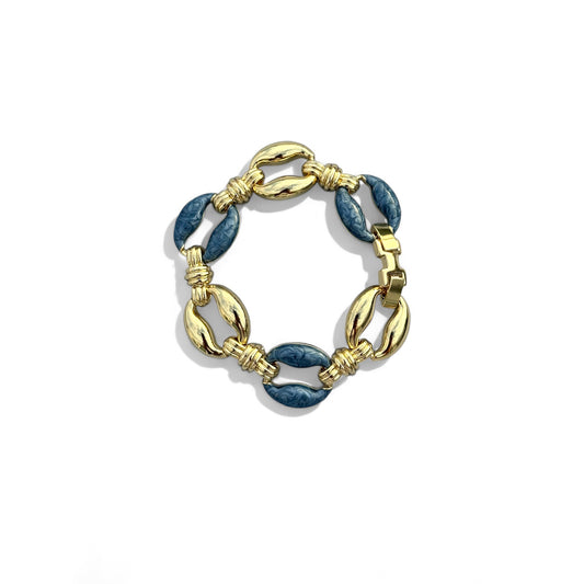 Azure Glow 14K Rhodium Plated Bracelet