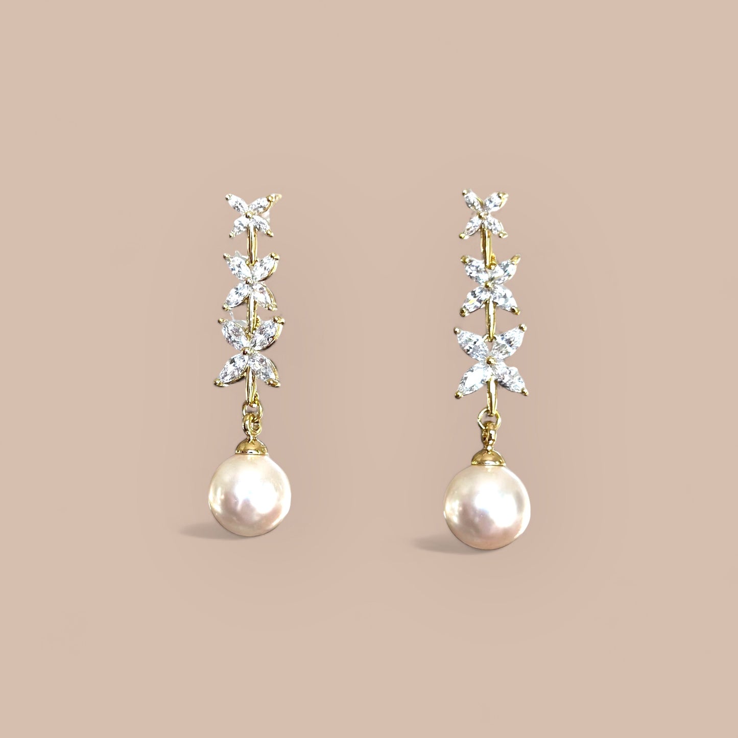 Swan Dangle Earrings