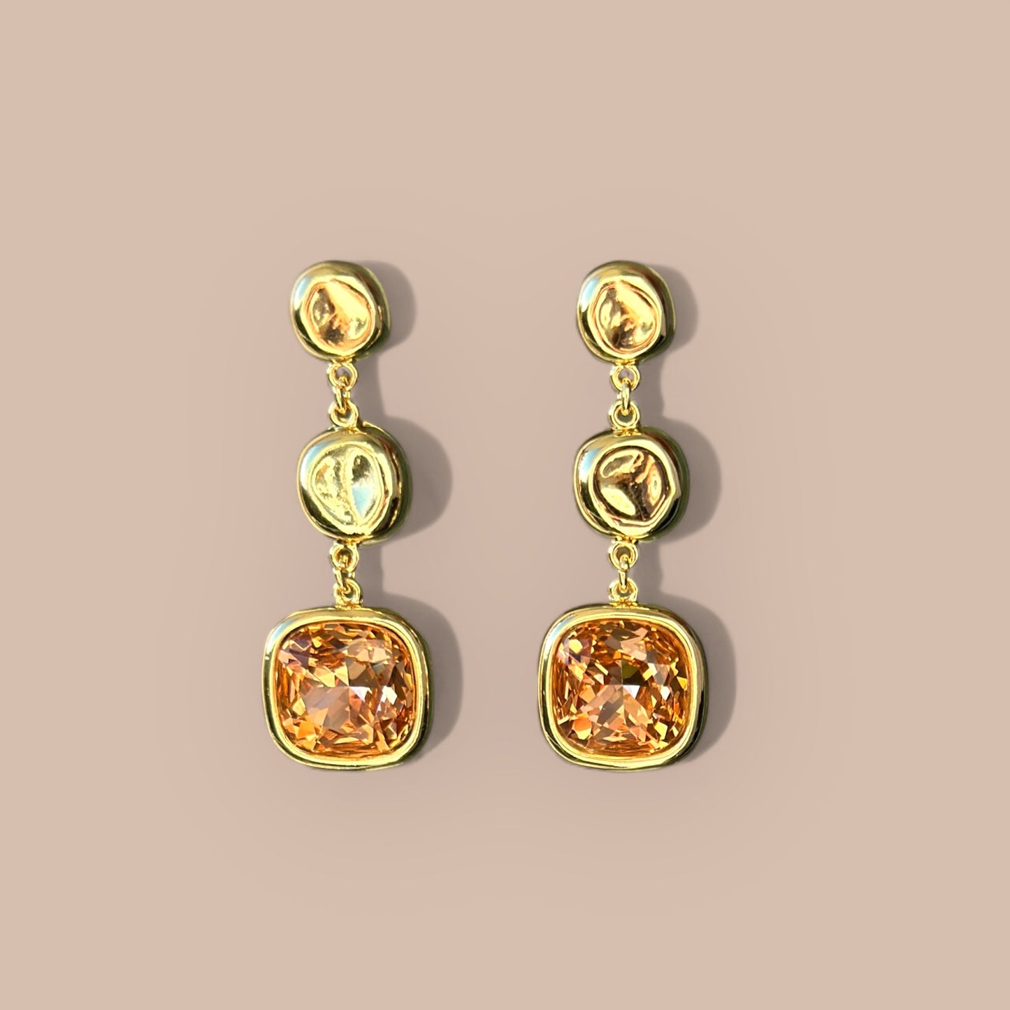 Devito 14K Rhodium Plated Dangle Earrings