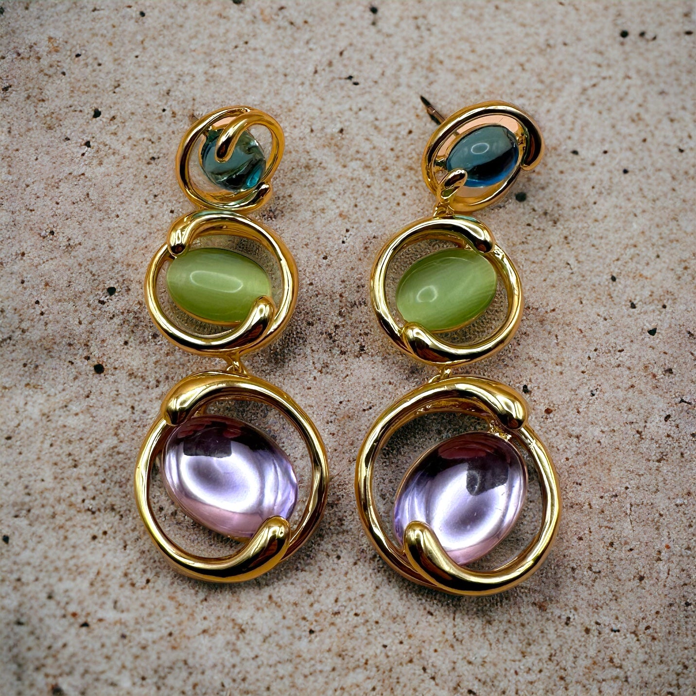 Lilac Dream Dangle Earrings