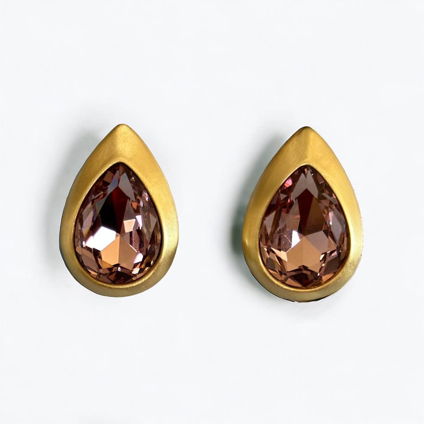 Aerra 14K Gold Plated Swarovski Earrings