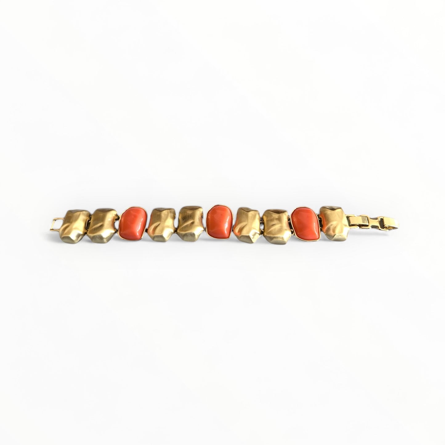 Fiona Orange Gold Color Plated Bracelet