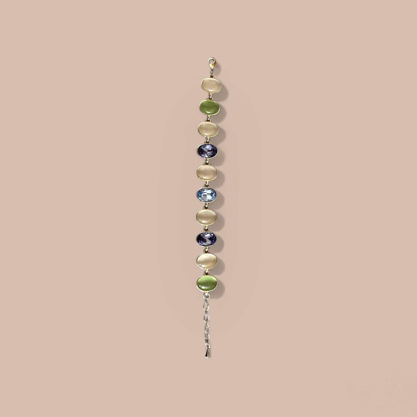 Blue Dream 14K Rhodium Plated Bracelet