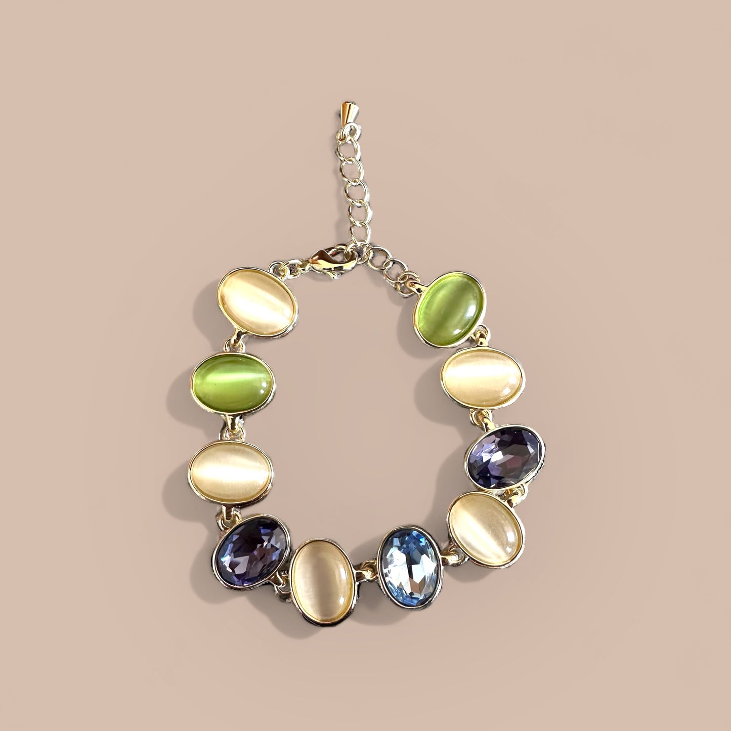 Blue Dream 14K Rhodium Plated Bracelet