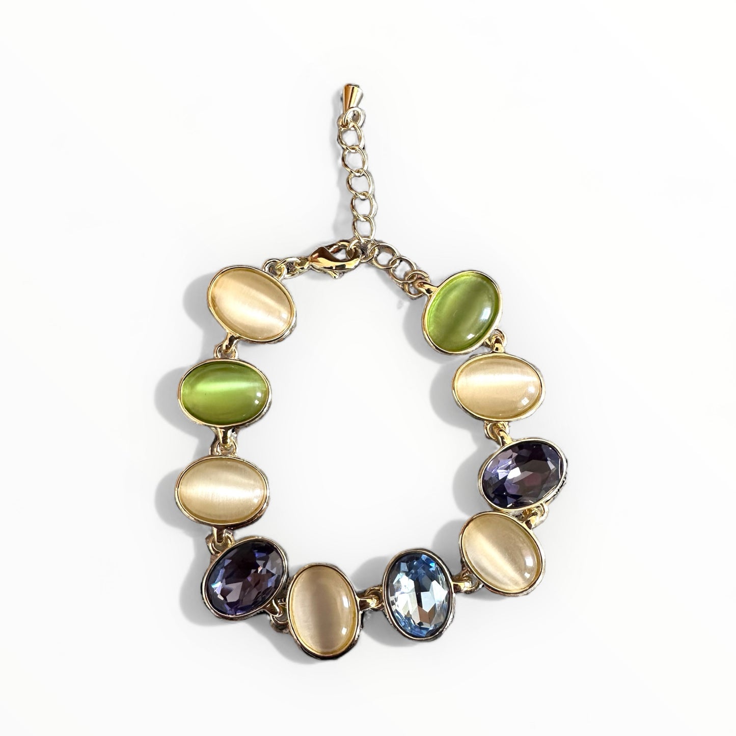 Blue Dream 14K Rhodium Plated Bracelet