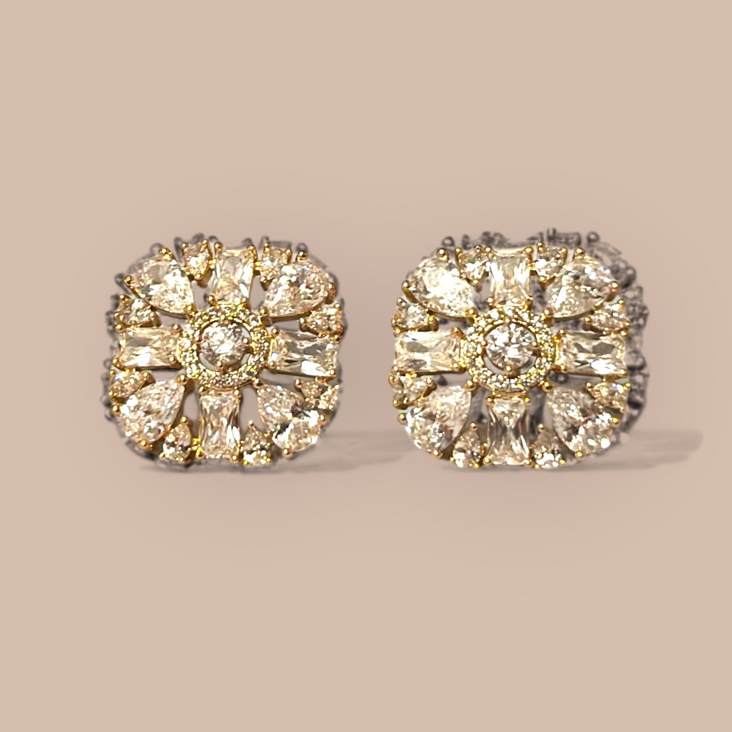 Eternal Journey 18K Rose Color Earrings