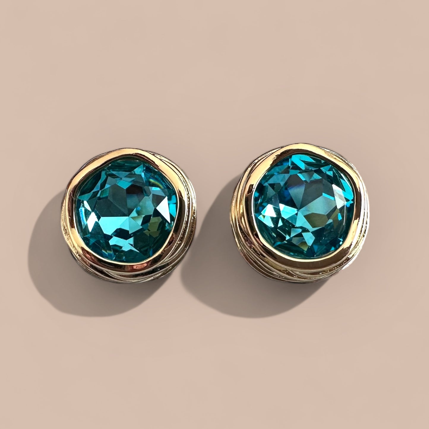 Emerald Turquoise Earrings