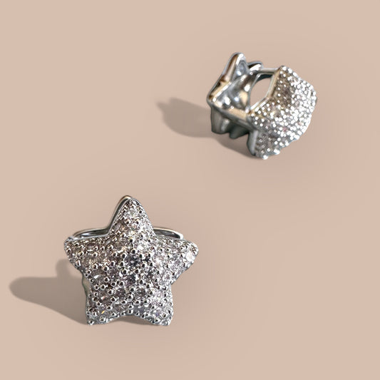 Silver Era Yıldız Küpe