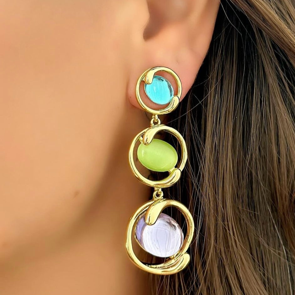 Lilac Dream Dangle Earrings
