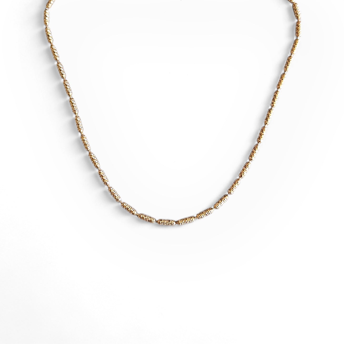 Gilded Sands Rose Color Plated Necklace