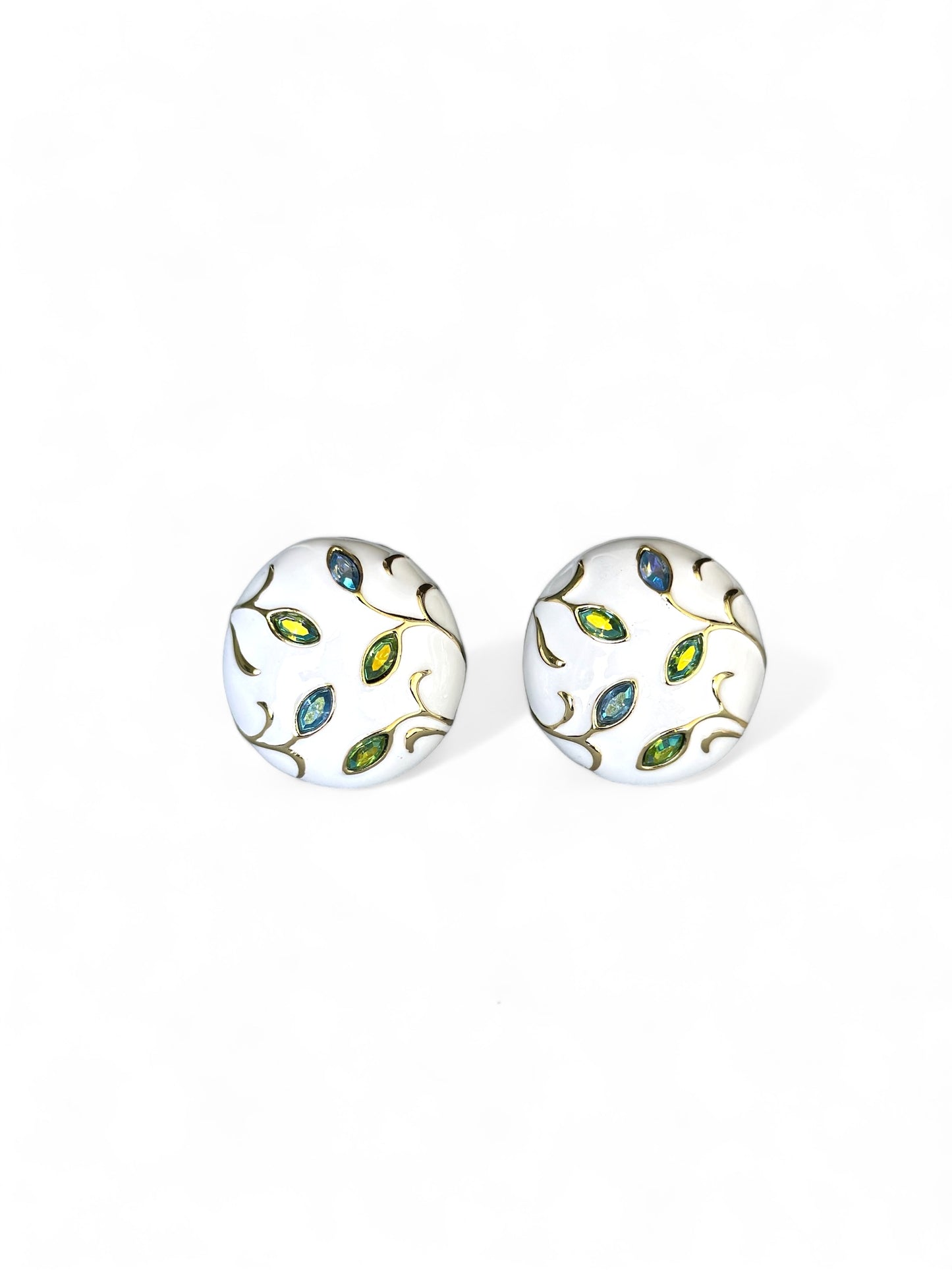 Gemini Gold Color Plated Dangle Earrings