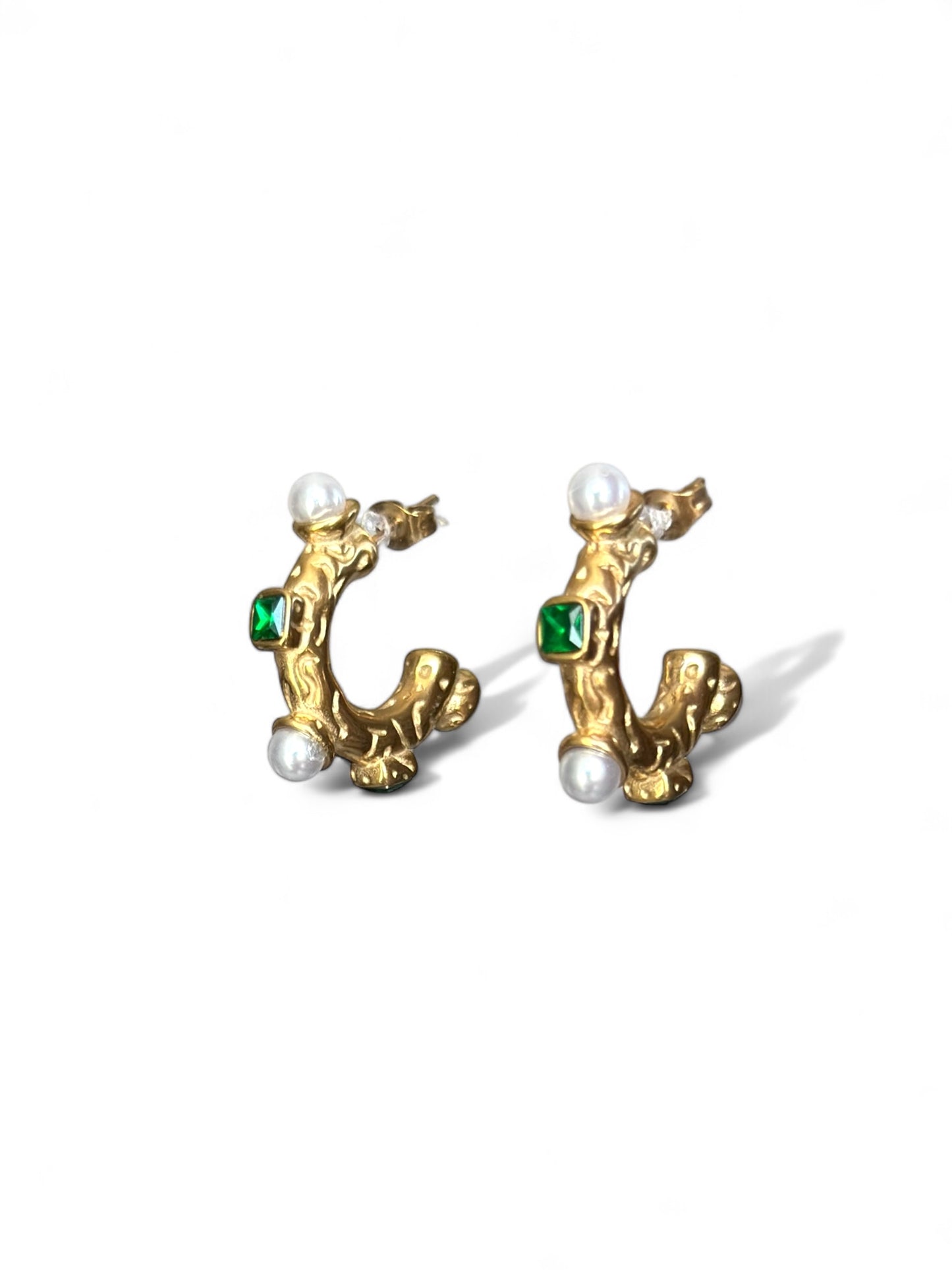Heirloom Steel Hoop Earrings