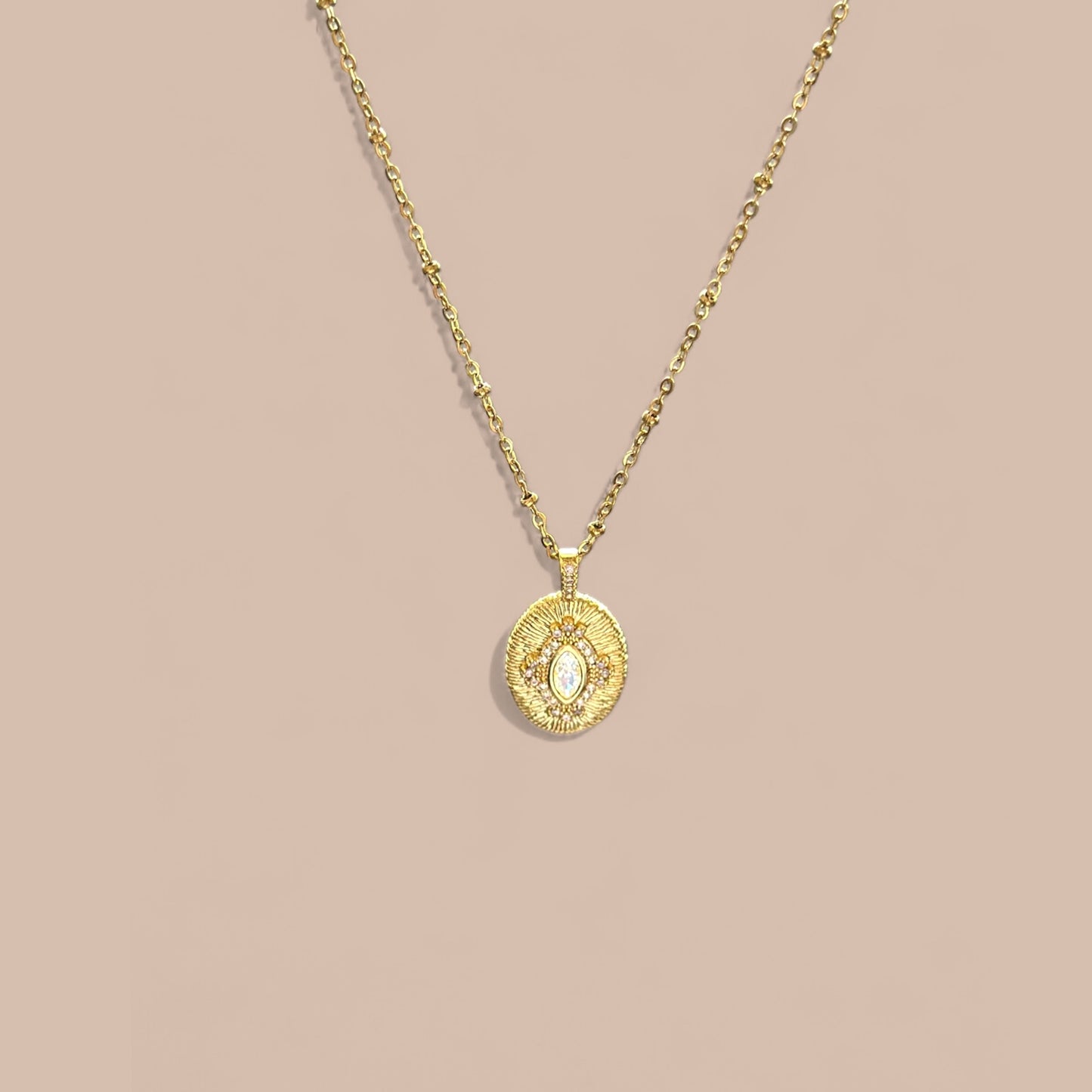 Nostalgic Grace Steel Necklace