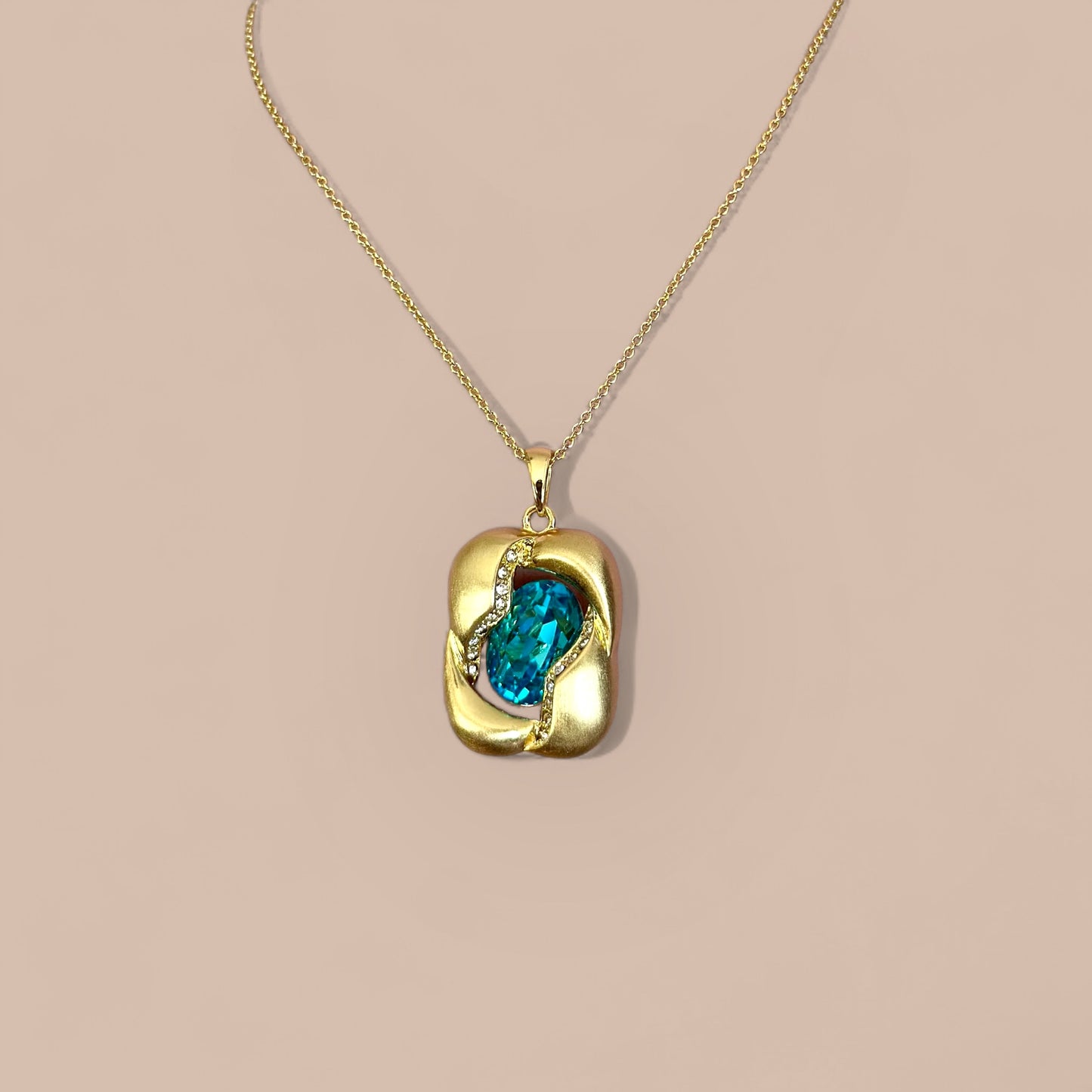 Ala 14K Rhodium Plated Necklace