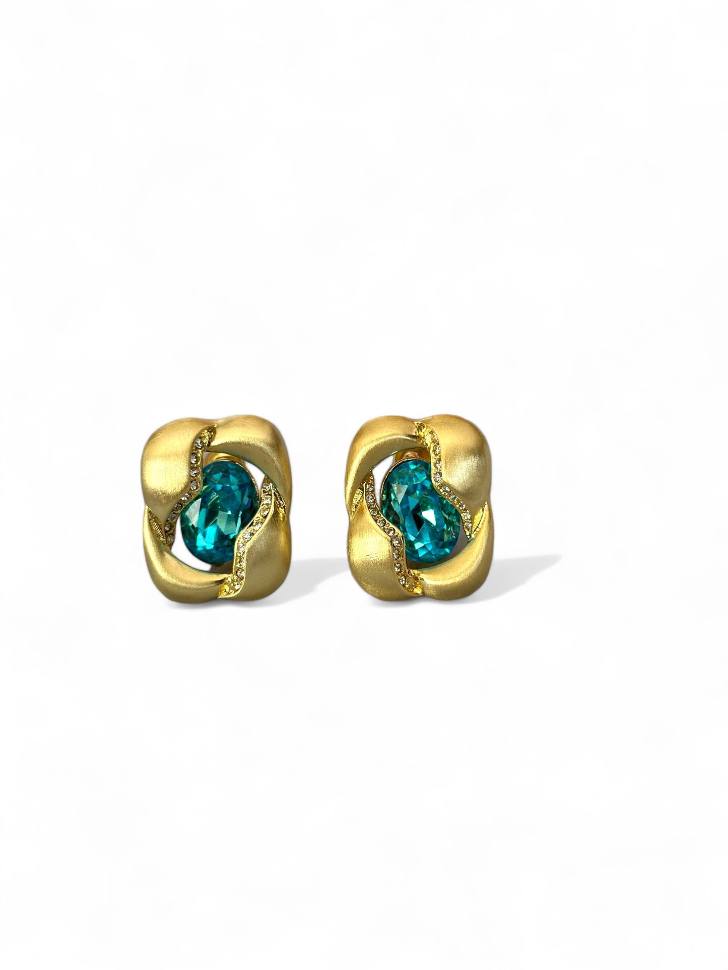 Ala 14K Rhodium Plated Earrings