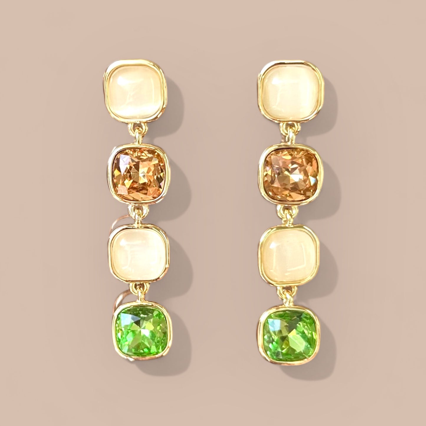 Benna 14K Rhodium Plated Earrings