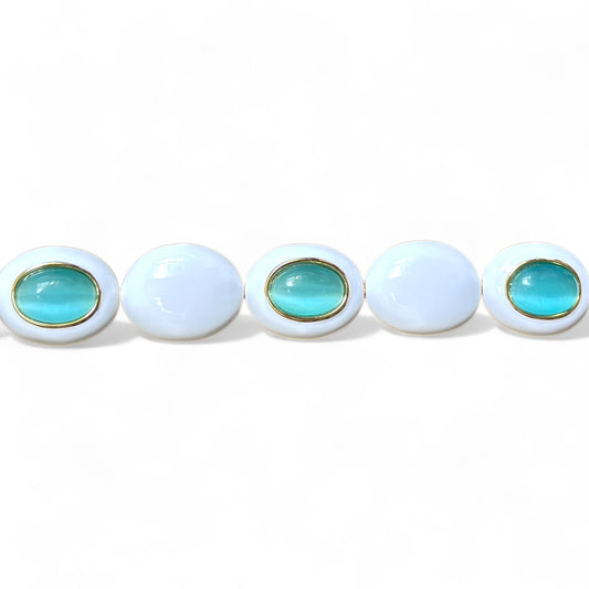 Cessa 14K Rhodium Plated Bracelet