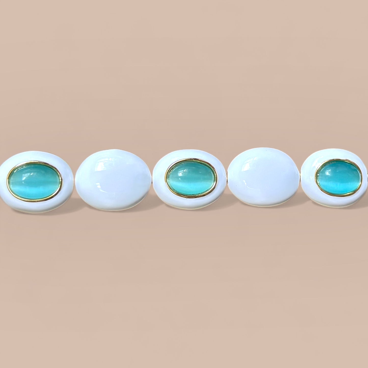 Cessa 14K Rhodium Plated Bracelet