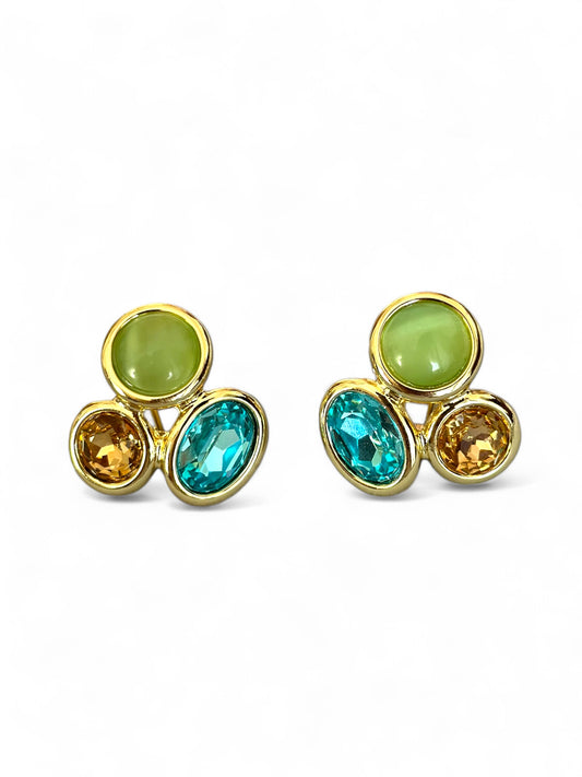 Gisella 14K Rhodium Plated Earrings