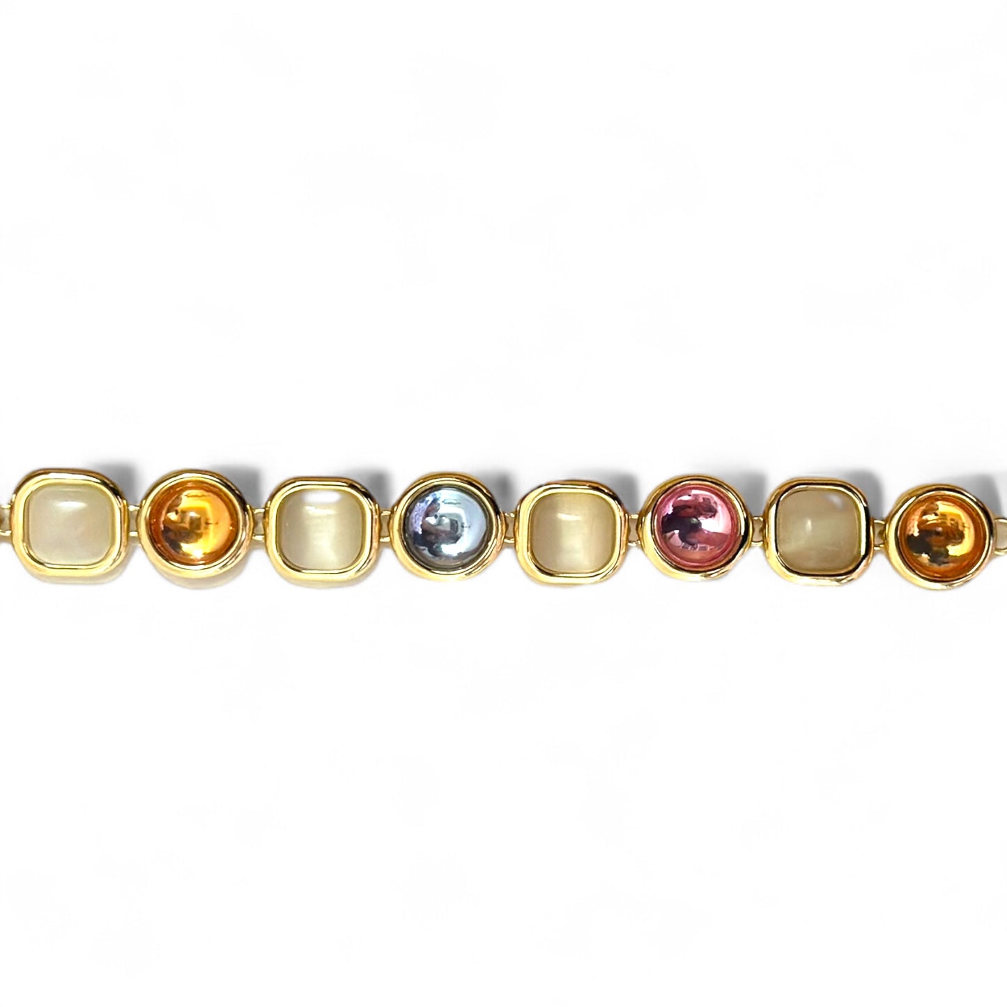 Abrama 14K Rhodium Plated Bracelet