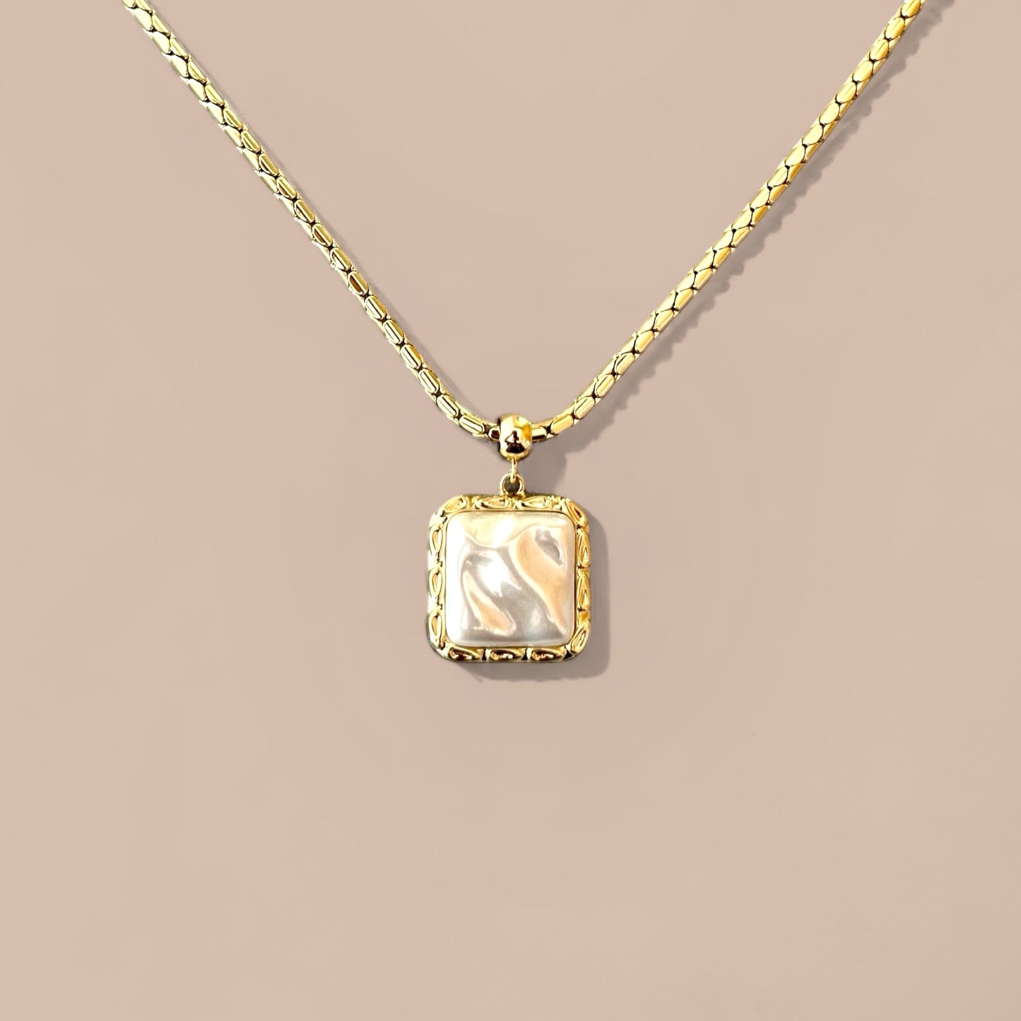 Midnight Cascade 14K Rhodium Plated Necklace