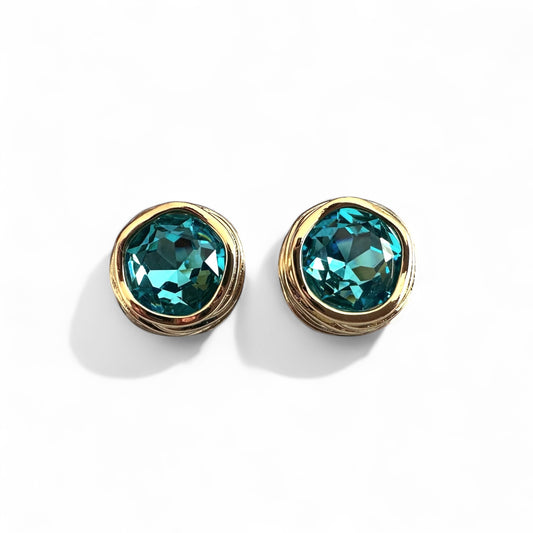 Emerald Turquoise Earrings