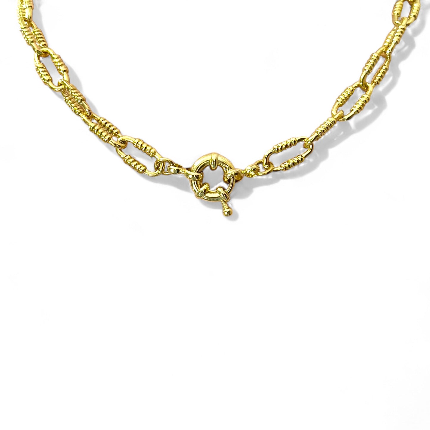 Melly 14k Rhodium Plated Necklace