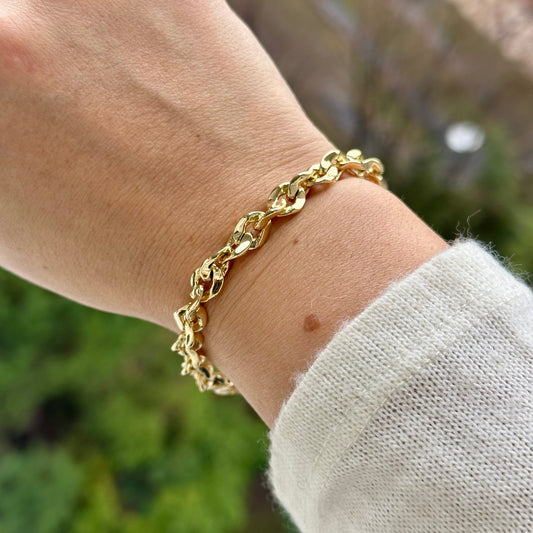 Sien 20 cm 14k Rengi Rodyum Kaplama Bileklik