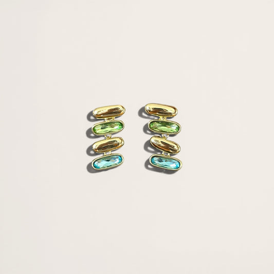 Lucienne 14k Rengi Rodyum Kaplama Küpe