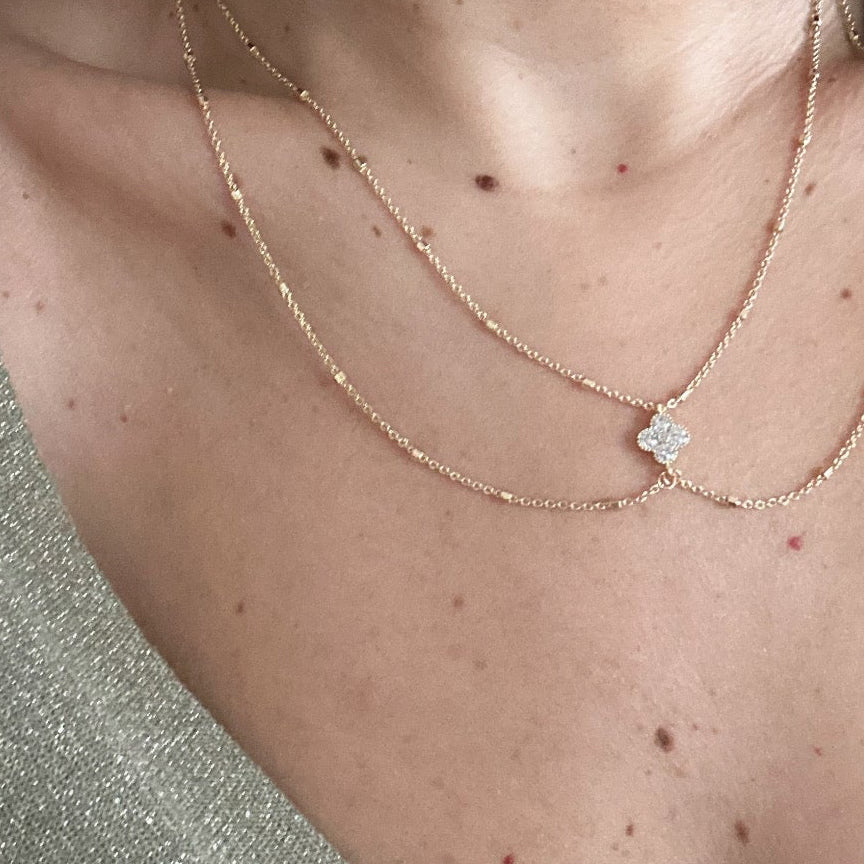 Lolli 14k Rodyum Kaplama Kolye