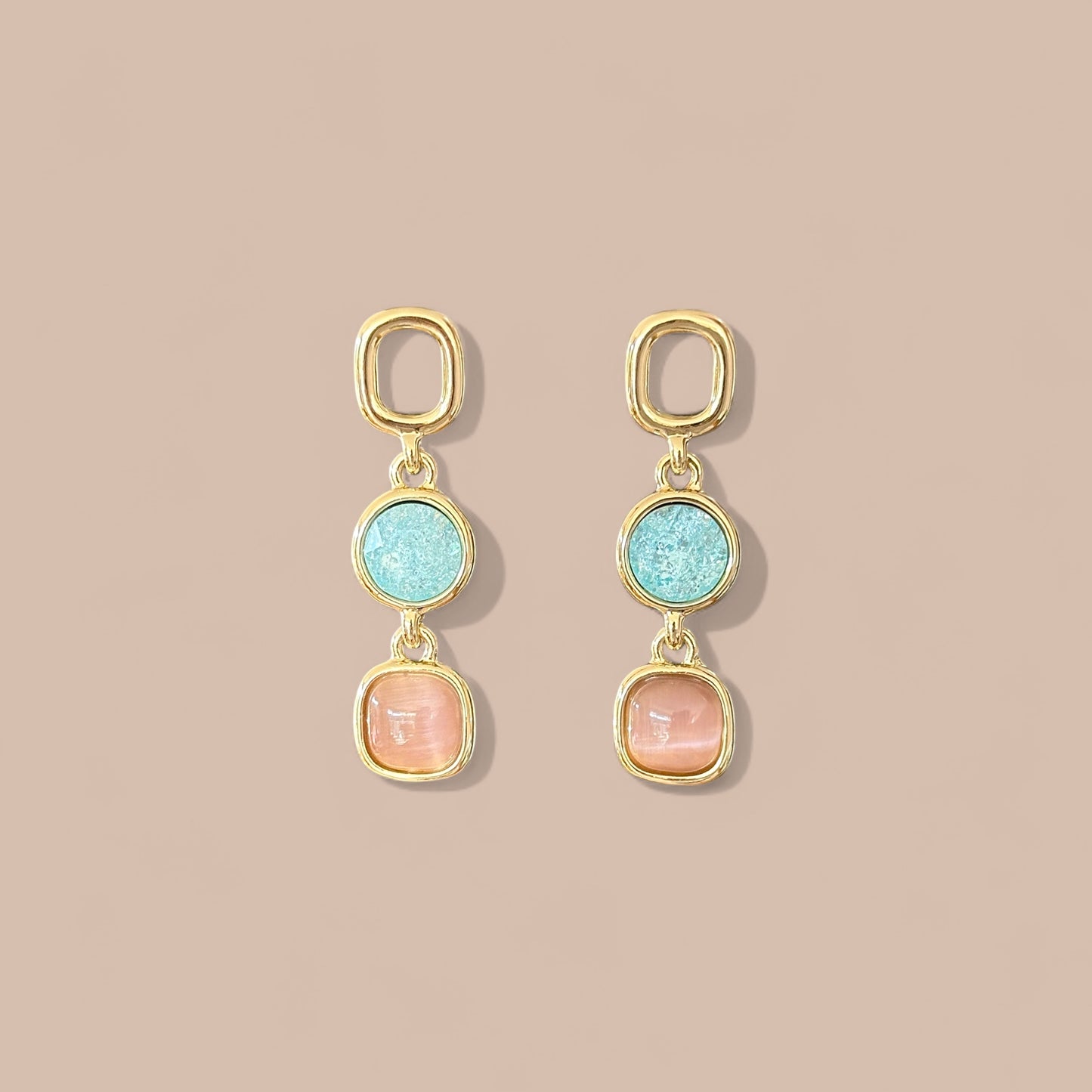 Cherie 14k Rengi Rodyum Kaplama Küpe