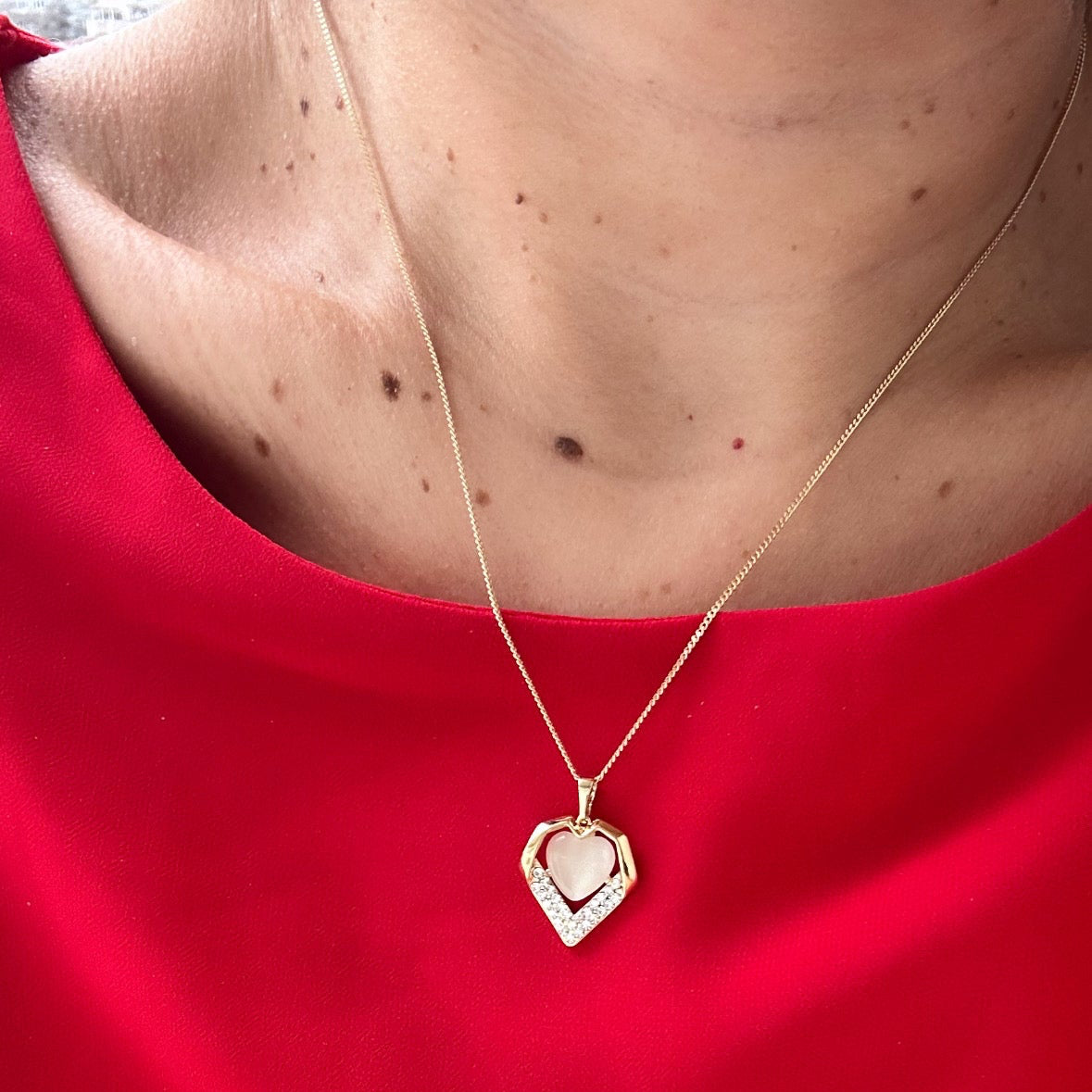 Fonos 14k Rhodium Plated Necklace