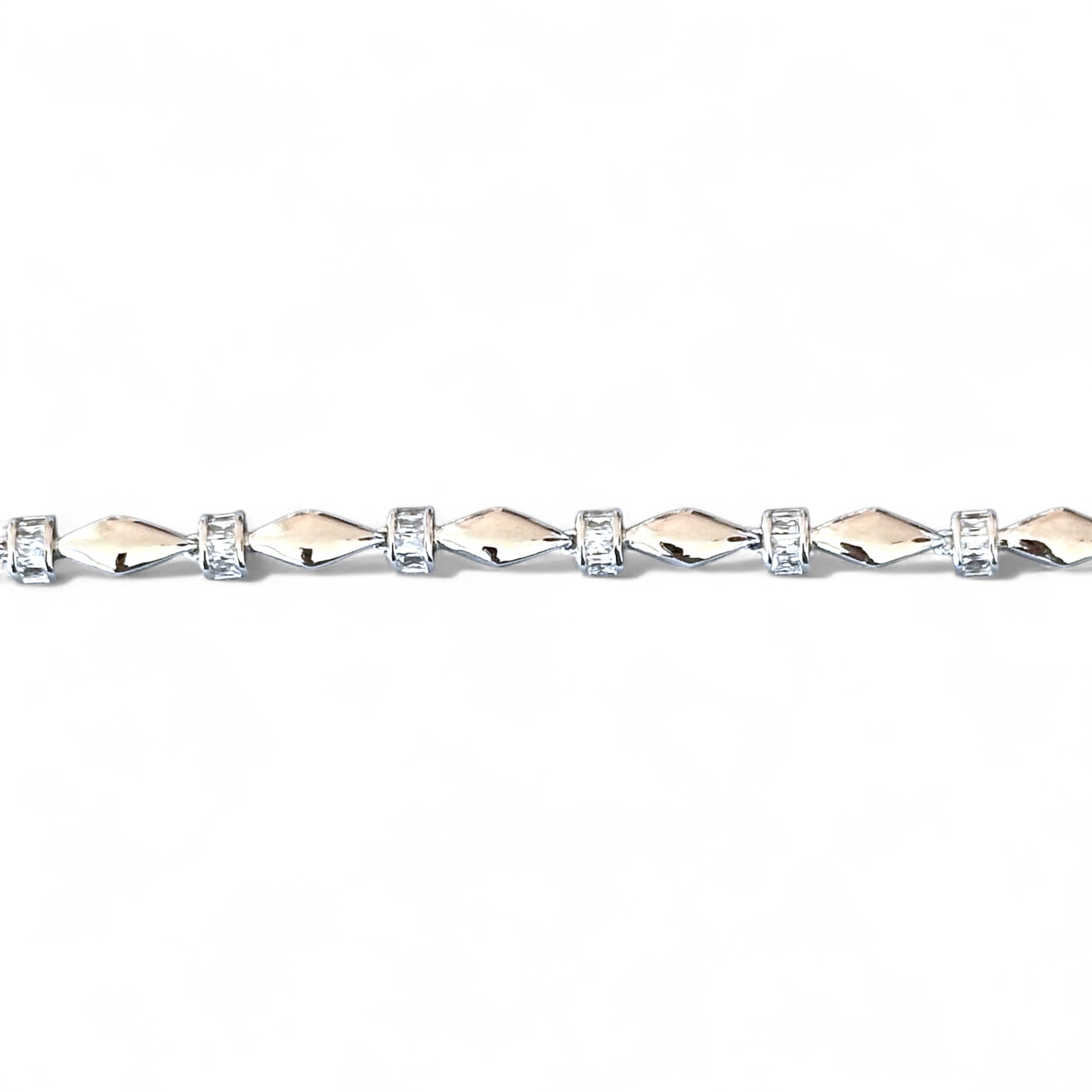 Ruli Rhodium Plated Bracelet