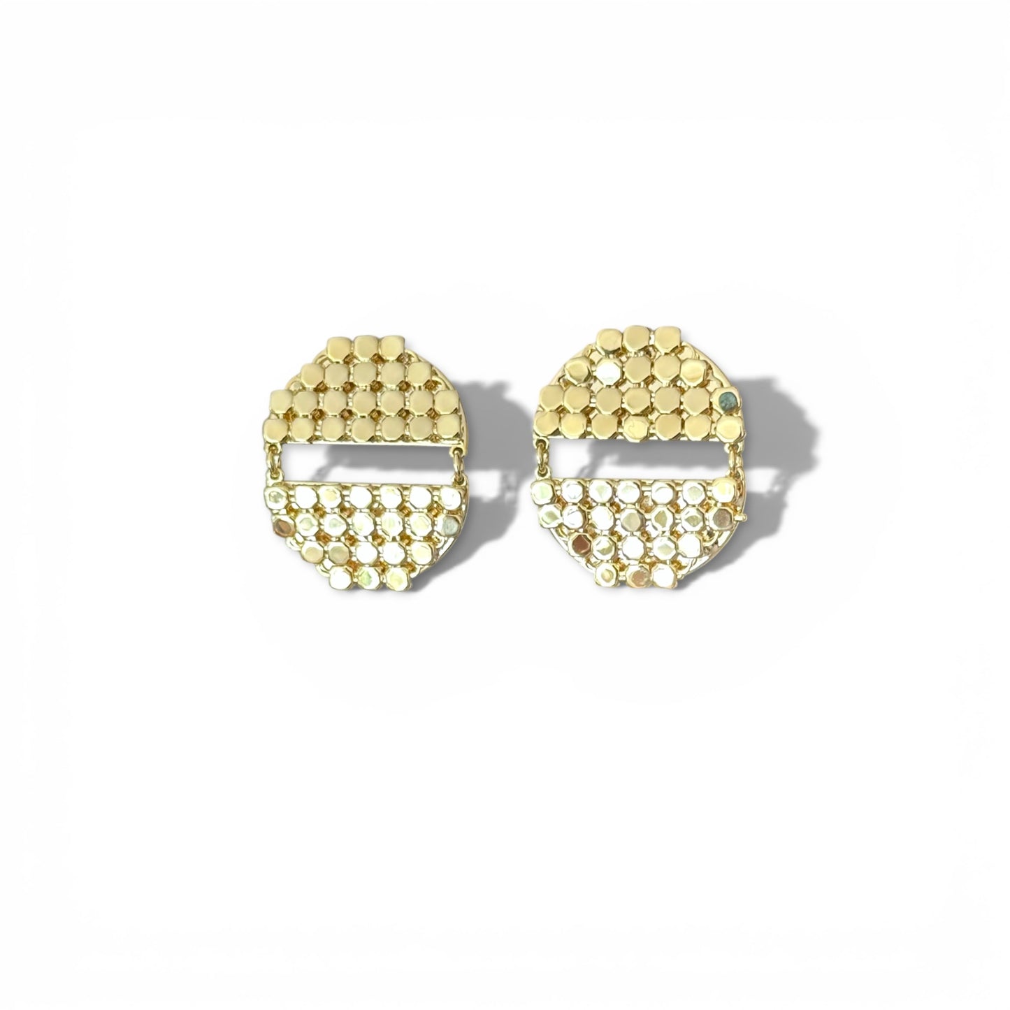 Manny 14k Rhodium Plated Hoop Earrings